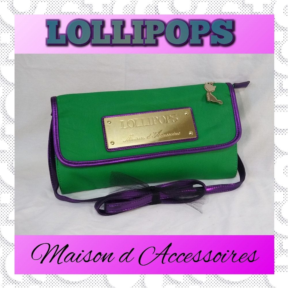 ❗FINAL❗NWOT Lollipops Vegan Leather Convertible Bag